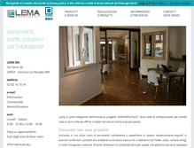 Tablet Screenshot of lemasrl.com